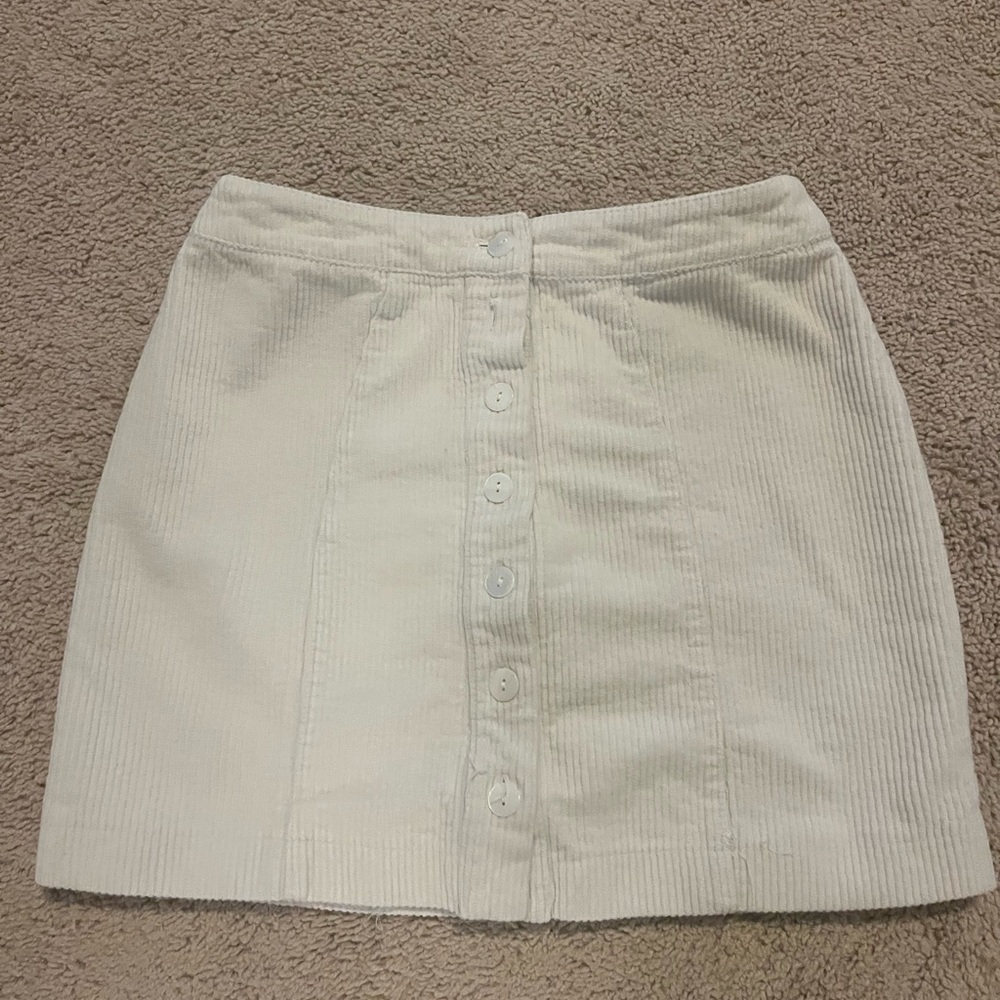 Girls L (women’s s/m) button up jean skirt